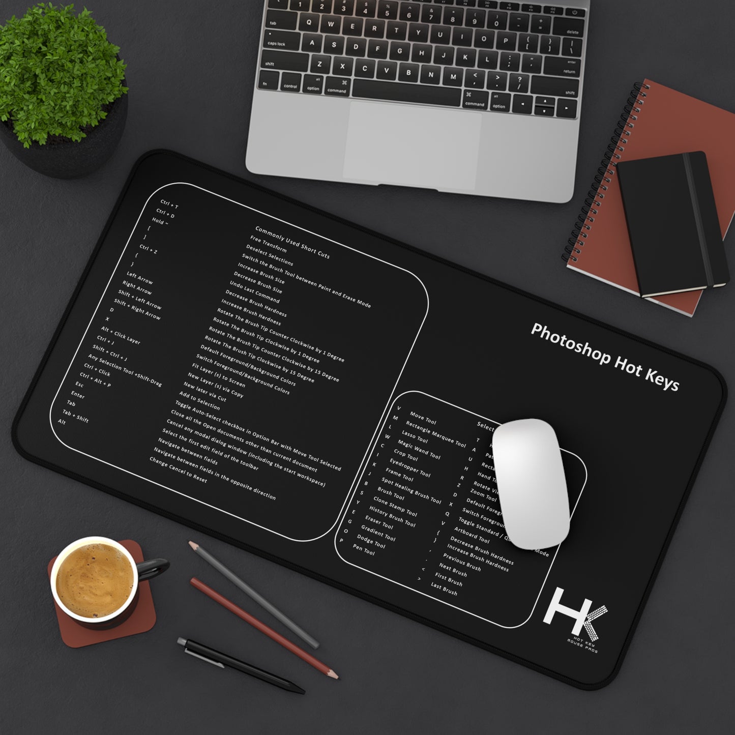 Windows Photoshop Large Hot Key Mouse Pad
