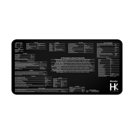 Windows Blender Hot Key Mouse Pad