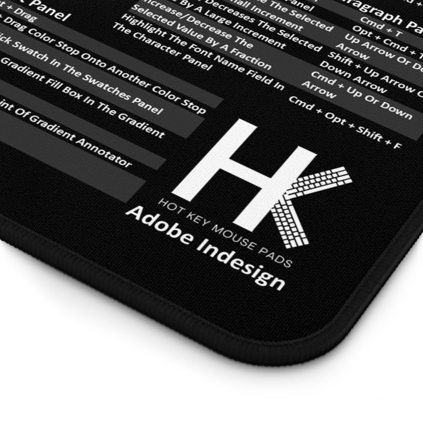 Mac Adobe Indesign Hot Key Mouse Pad