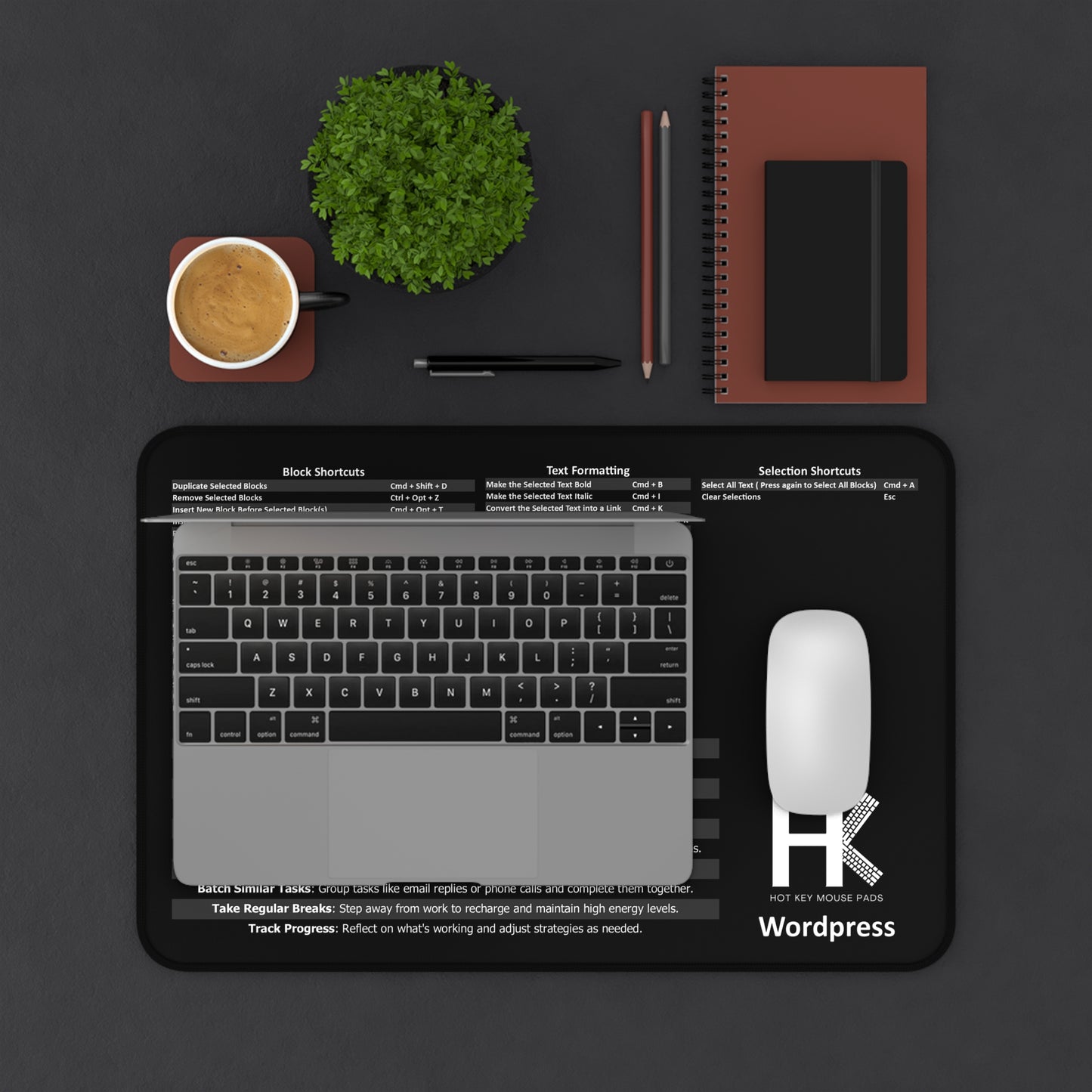 Mac Wordpress Hot Key Mouse Pad