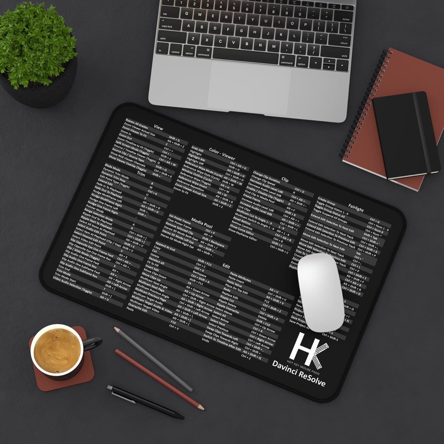 Windows Davinci Resolve Hot Key Mouse Pad