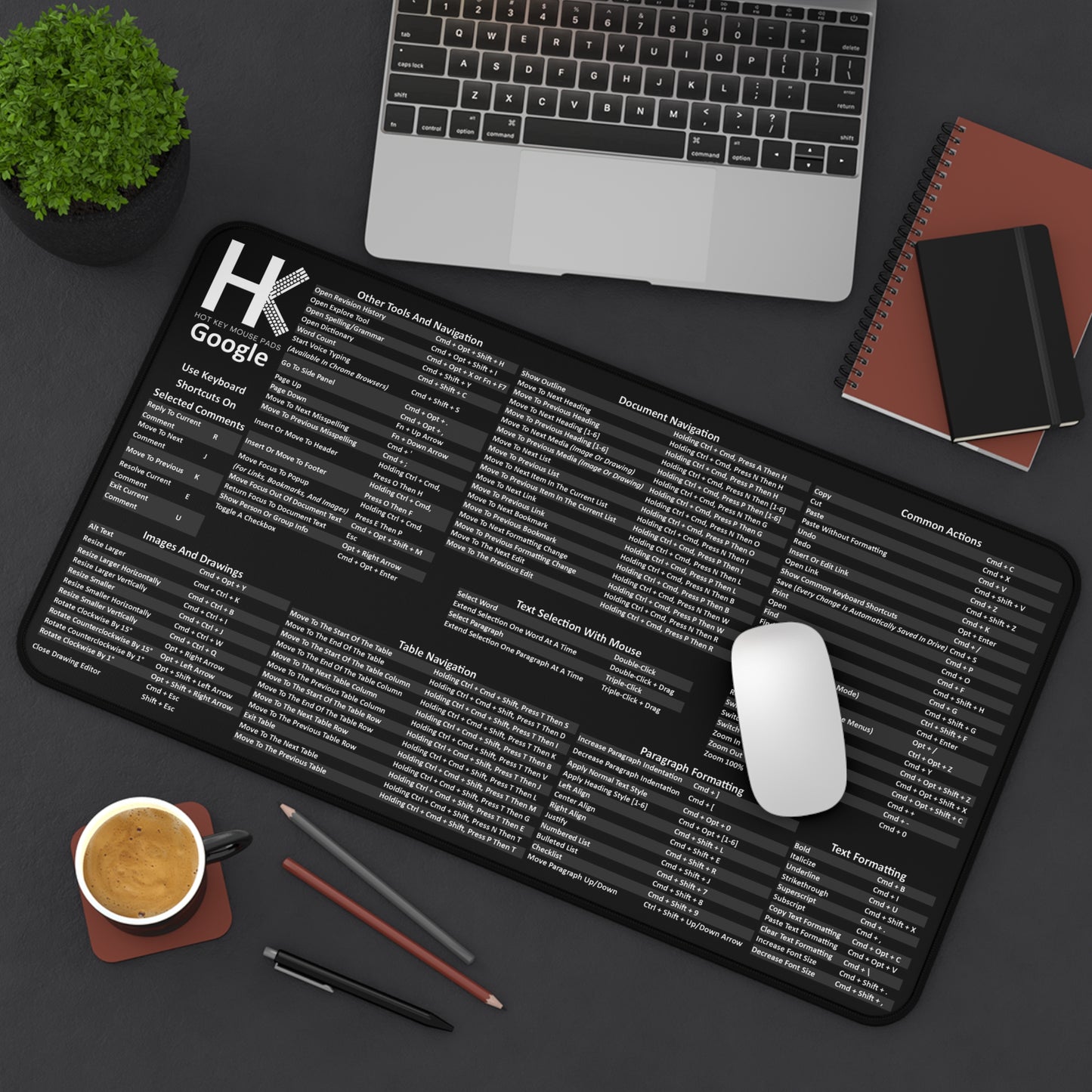Mac Google Hot Key Mouse Pad