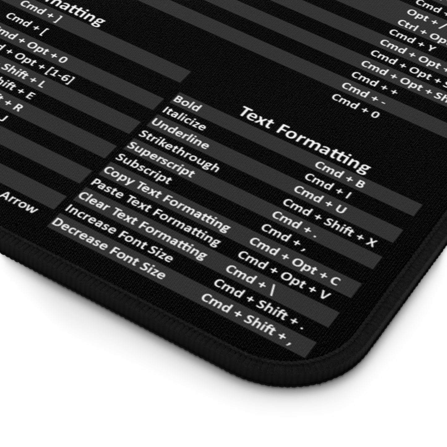 Mac Google Hot Key Mouse Pad