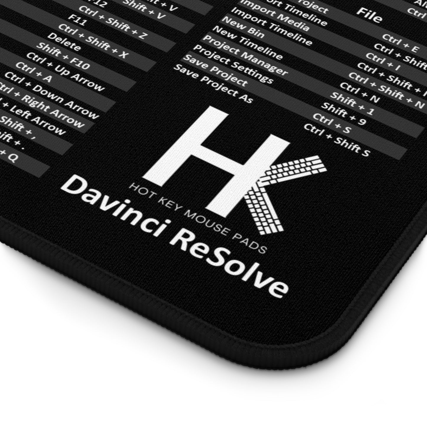 Windows Davinci Resolve Hot Key Mouse Pad