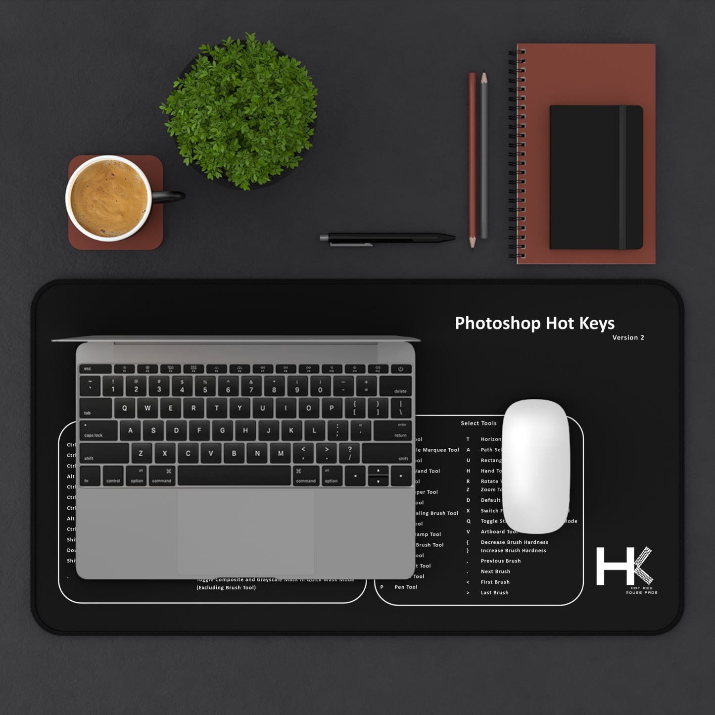 Windows Photoshop Version 2 Large Hot Key Mouse Pad