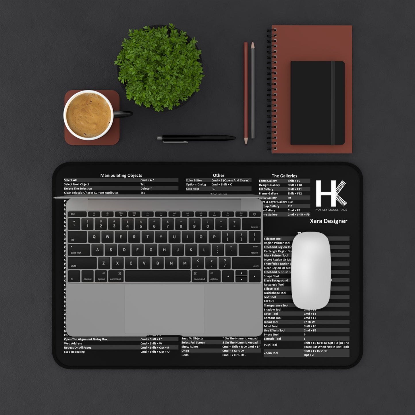 Xara Designer Mac Hot Key Mouse Pad