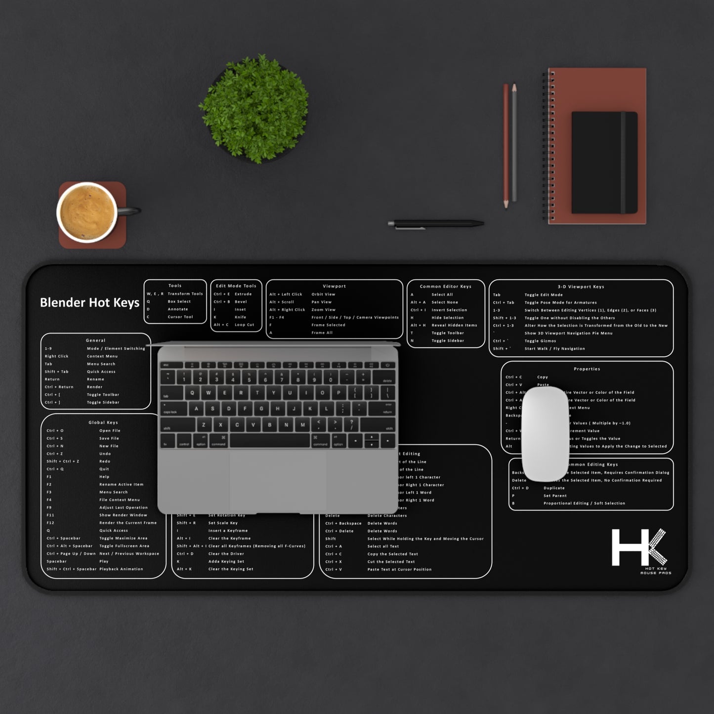 Windows Blender XL Hot Key Mouse Pad