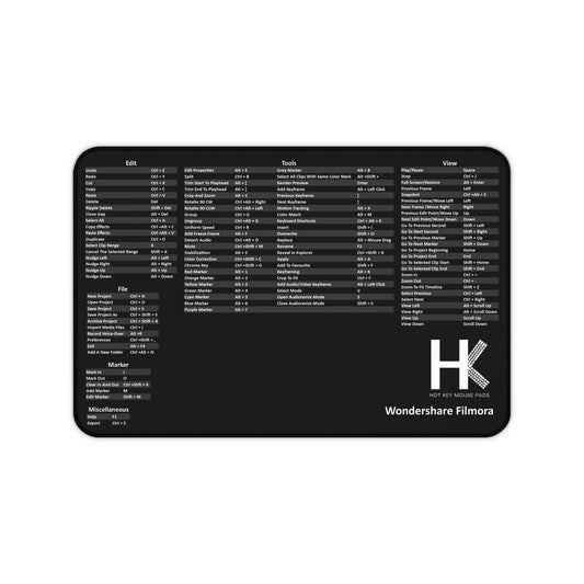Wondershare Filmora Hot Key Mouse Pad