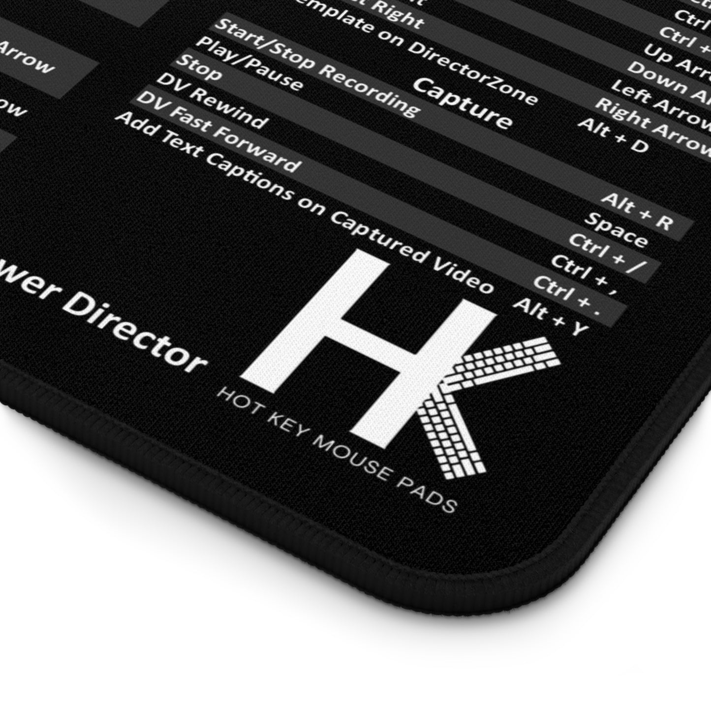 Windows Power Director Hot Key Mouse Pad – Ultimate Editing Shortcut Mouse Pad