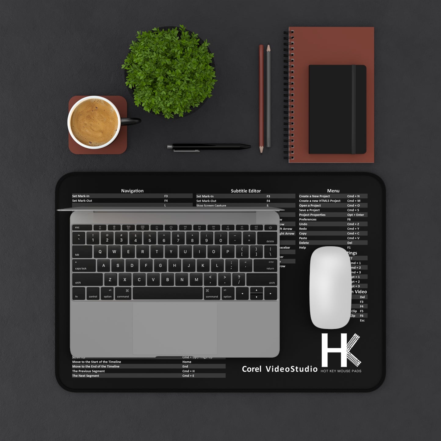 Corel VideoStudio Mac Hot Key Mouse Pad