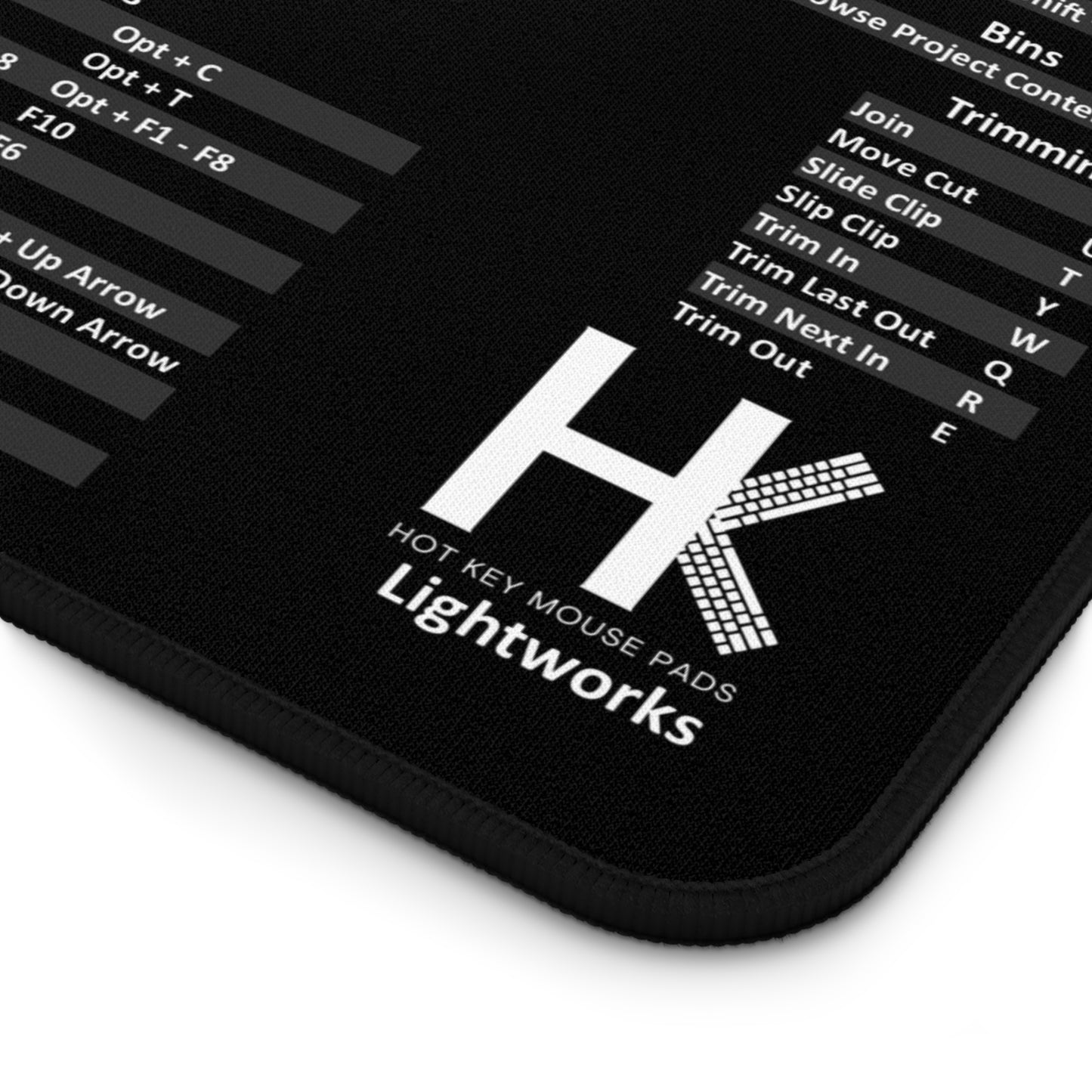 Mac Lightworks Hot Key Mouse Pad - Ultimate Shortcut Key Mouse Pad