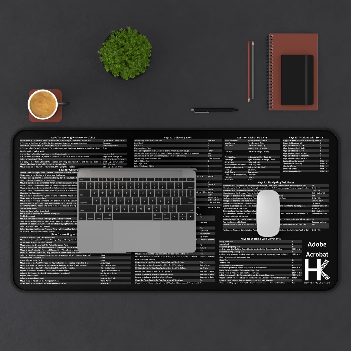 Windows Adobe Acrobat Hot Key Mouse Pad