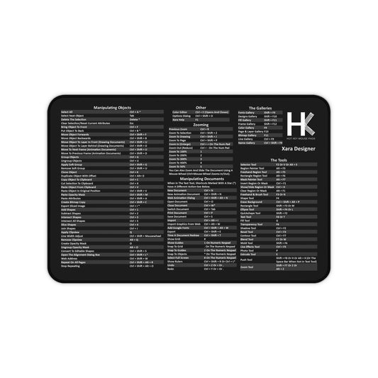 Xara Designer Windows Hot Key Mouse Pad