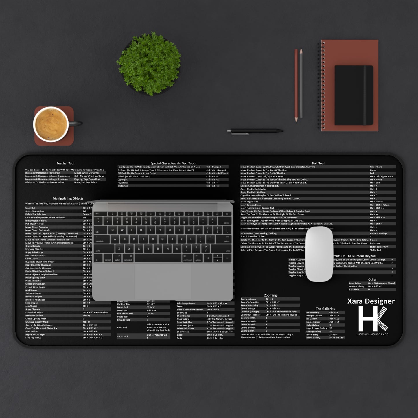 Xara Designer Windows Hot Key Mouse Pad