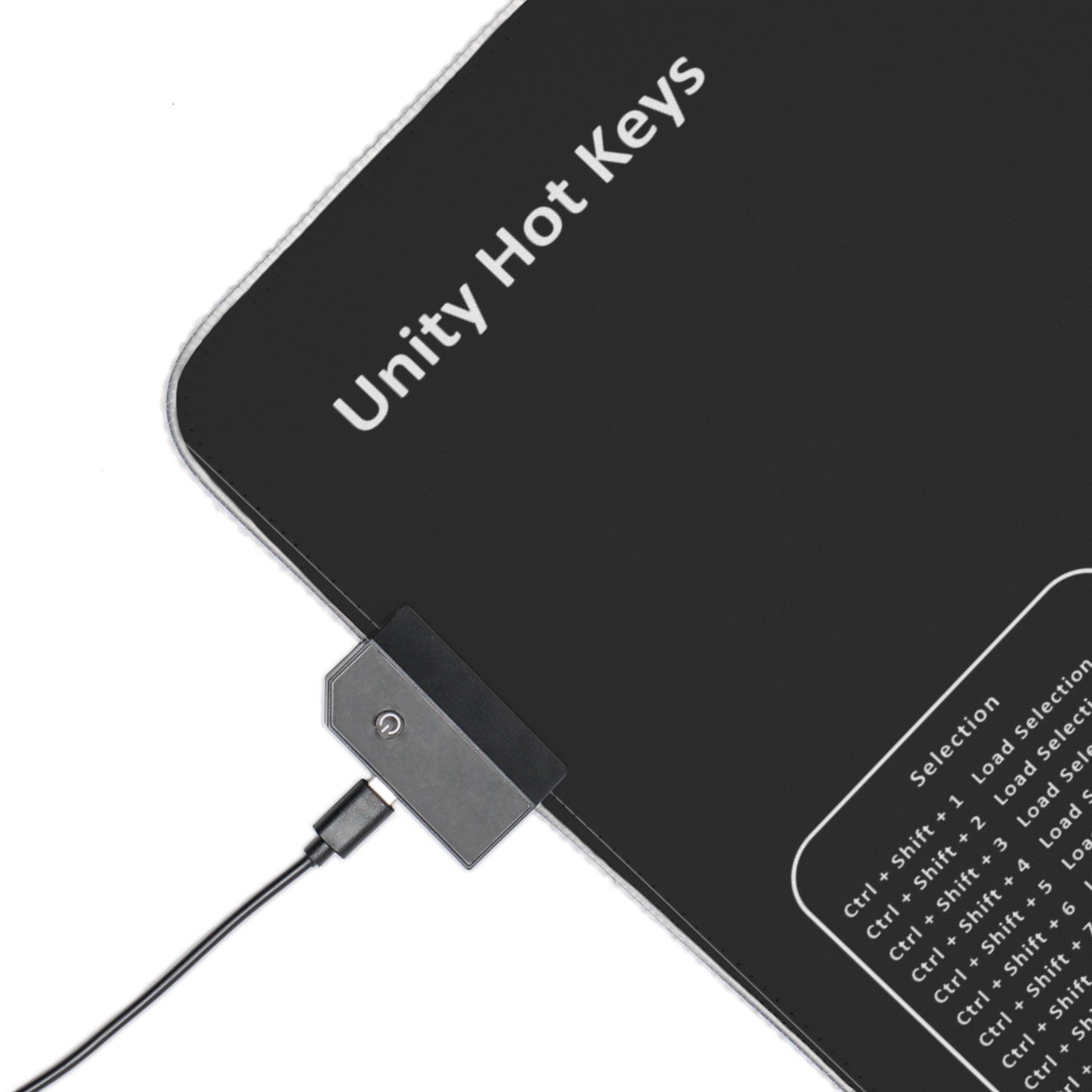 Windows Unity Hot Keys LED Mouse Pad Medium