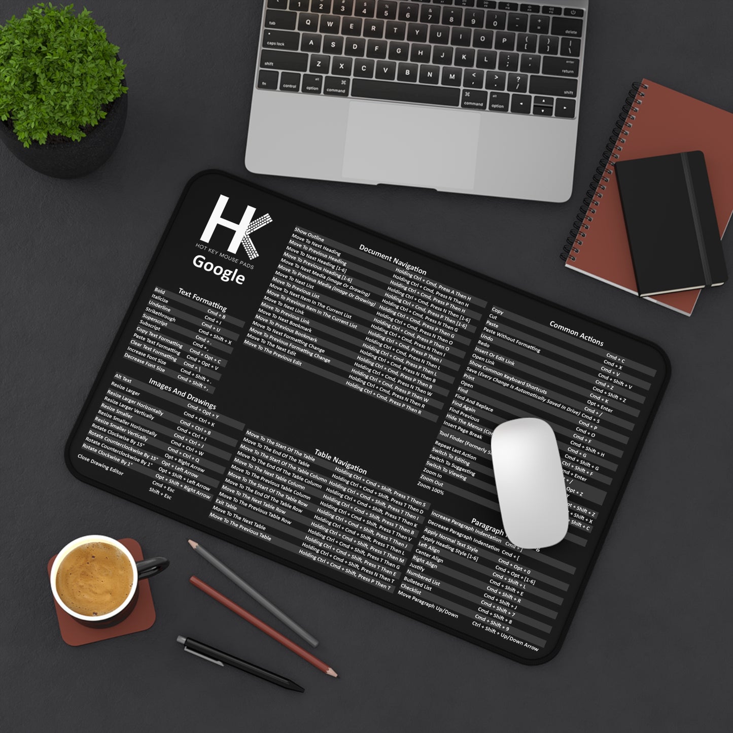 Mac Google Hot Key Mouse Pad