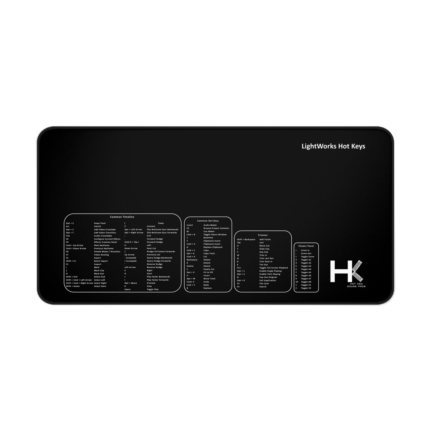 Mac Lightwork Hot Key Mouse Pad XL