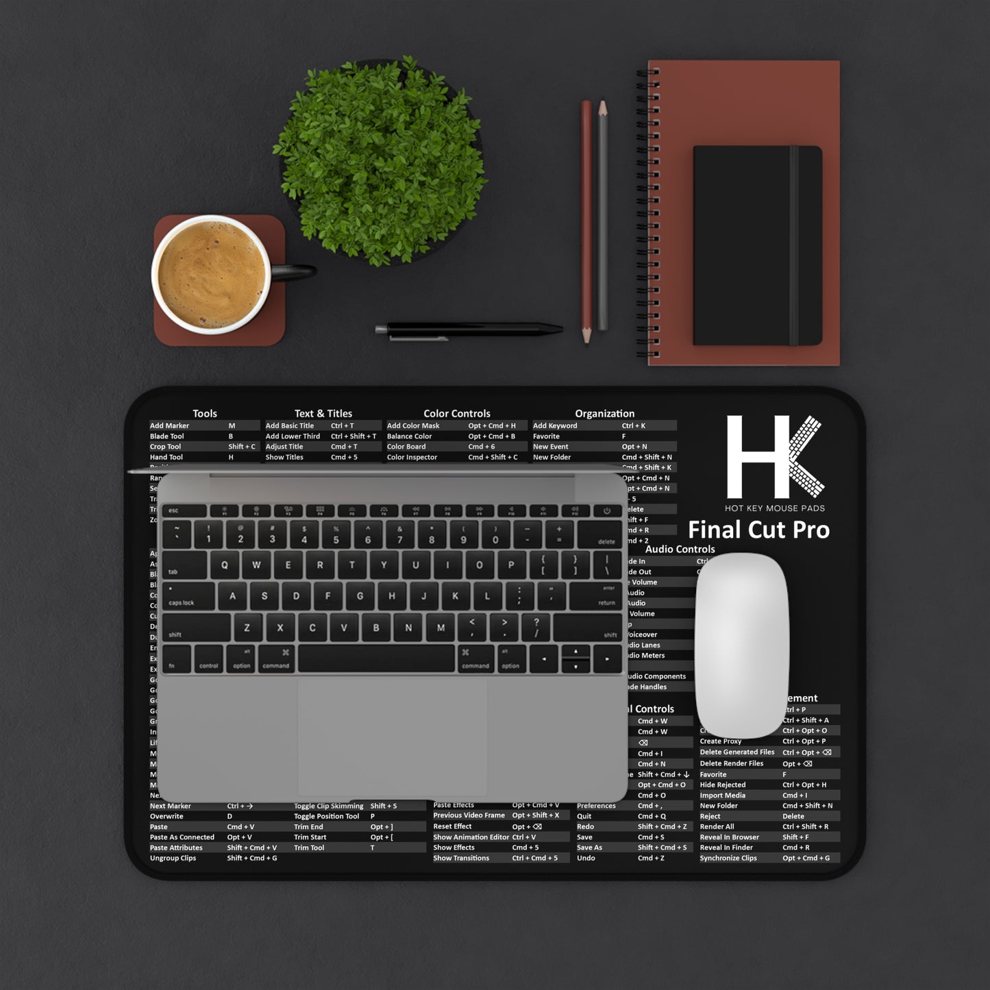 Final Cut Pro Hot Key Mouse Pad
