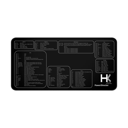 Mac PowerDirector XL Hot Key Mouse Pad